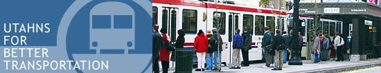 Utahns for Better Transportation TRAX station